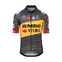 AGU Cyklistický dres s krátkým rukávem - JUMBO-VISMA 2021 TDF - černá/žlutá L