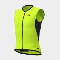 ALÉ Cyklistická vesta - CLIMA PROTECTION 2.0 - žlutá/černá 2XL