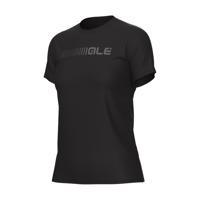 ALÉ Cyklistické triko s krátkým rukávem - T-SHIRT - černá M