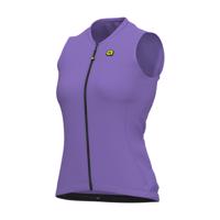 ALÉ Cyklistický dres bez rukávů - SOLID COLOR BLOCK LADY - fialová XL