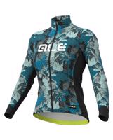 ALÉ Cyklistický dres s dlouhým rukávem zimní - AMAZZONIA LADY WNT - zelená/černá 2XL