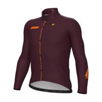 ALÉ Cyklistický dres s dlouhým rukávem zimní - PR-E FOLLOW ME - fialová 2XL