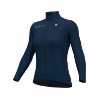 ALÉ Cyklistický dres s dlouhým rukávem zimní - SOLID FONDO 2.0 - modrá 2XL