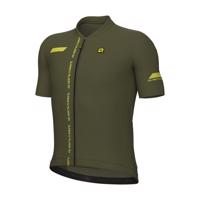 ALÉ Cyklistický dres s krátkým rukávem - PR-E FOLLOW ME - zelená 2XL