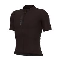 ALÉ Cyklistický dres s krátkým rukávem - PRAGMA COLOR BLOCK OFF ROAD - hnědá 2XL