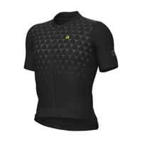 ALÉ Cyklistický dres s krátkým rukávem - R-EV1 QUICK - černá 2XL