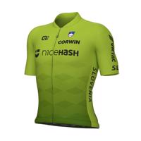 ALÉ Cyklistický dres s krátkým rukávem - SLOVENIA NATIONAL 23 - zelená 2XL