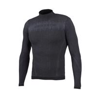 BIOTEX Cyklistické triko s dlouhým rukávem - 3D TURTLENECK - černá XS-S