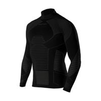 BIOTEX Cyklistické triko s dlouhým rukávem - ICEBREAK - šedá/černá XL-2XL