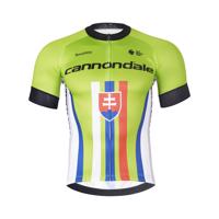 BONAVELO Cyklistický dres s krátkým rukávem - CANNONDALE SK - zelená 2XL