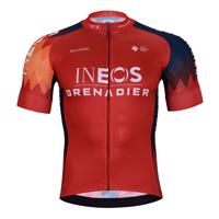 BONAVELO Cyklistický dres s krátkým rukávem - INEOS GRENADIERS '24 - modrá/červená