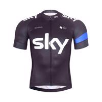 BONAVELO Cyklistický dres s krátkým rukávem - SKY - černá 2XL