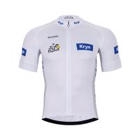 BONAVELO Cyklistický dres s krátkým rukávem - TOUR DE FRANCE 2025 - bílá 4XL