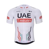 BONAVELO Cyklistický dres s krátkým rukávem - UAE 2024 - bílá/červená 2XL