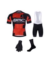 BONAVELO Cyklistický mega set - BMC - bílá/červená/černá