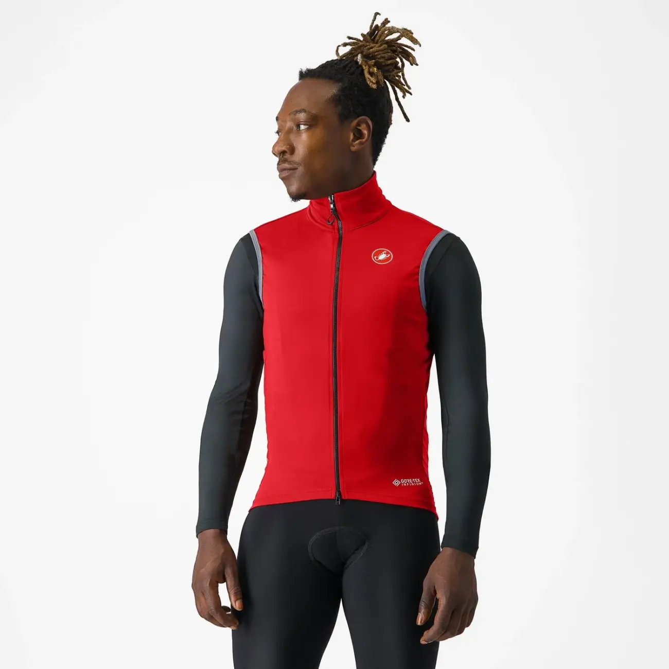 CASTELLI Cyklistická vesta - PERFETTO ROS 2 - červená 2XL