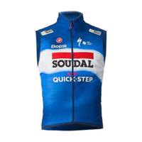 CASTELLI Cyklistická vesta - SOUDAL QUICK-STEP 2024 PRO LIGHT WIND - modrá/bílá/červená 2XL