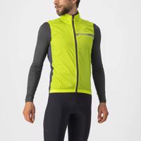 CASTELLI Cyklistická vesta - SQUADRA STRECH - žlutá XL