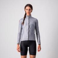 CASTELLI Cyklistická větruodolná bunda - ARIA SHELL W - stříbrná S