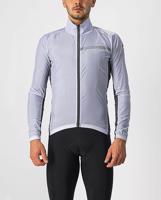 CASTELLI Cyklistická větruodolná bunda - SQUADRA STRECH - šedá 3XL