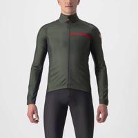 CASTELLI Cyklistická větruodolná bunda - SQUADRA STRECH - zelená 3XL