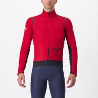 CASTELLI Cyklistická zateplená bunda - ALPHA DOPPIO RoS - červená 2XL