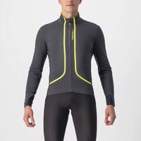 CASTELLI Cyklistická zateplená bunda - FLIGHT AIR - antracitová 2XL