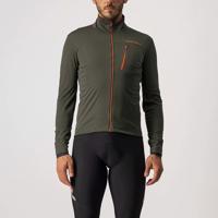 CASTELLI Cyklistická zateplená bunda - GO WINTER - zelená 3XL