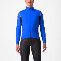 CASTELLI Cyklistická zateplená bunda - PERFETTO ROS 2 CONVERTIBLE - modrá 2XL