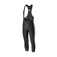 CASTELLI Cyklistické kalhoty 3/4 s laclem - TUTTO NANO - černá 3XL