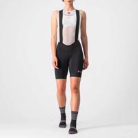 CASTELLI Cyklistické kalhoty krátké s laclem - ENDURANCE LADY  - černá M