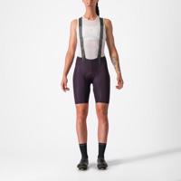 CASTELLI Cyklistické kalhoty krátké s laclem - FREE AERO RC W - fialová S