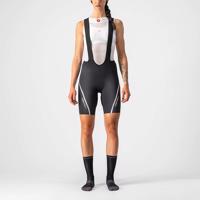 CASTELLI Cyklistické kalhoty krátké s laclem - VELOCISSIMA 3 LADY - černá L