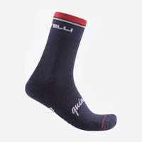 CASTELLI Cyklistické ponožky klasické - QUINDICI SOFT MERINO - modrá S-M