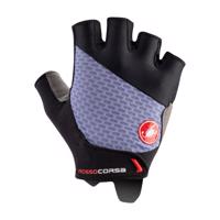 CASTELLI Cyklistické rukavice krátkoprsté - ROSSO CORSA 2 W - fialová