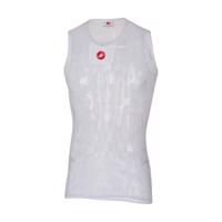 CASTELLI Cyklistické triko bez rukávů - CORE MESH 3 - bílá S-M