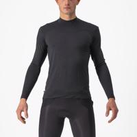 CASTELLI Cyklistické triko s dlouhým rukávem - BANDITO WOOL LS - černá XL