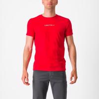 CASTELLI Cyklistické triko s krátkým rukávem - CLASSICO - červená L