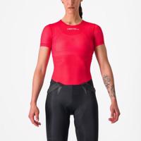 CASTELLI Cyklistické triko s krátkým rukávem - PRO MESH W - červená XL