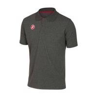 CASTELLI Cyklistické triko s krátkým rukávem - RACE DAY POLO - šedá 2XL