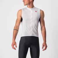 CASTELLI Cyklistický dres bez rukávů - ENTRATA VI - oranžová/šedá/ivory 3XL