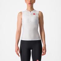 CASTELLI Cyklistický dres bez rukávů - FREE W TRI - bílá/černá M