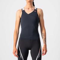 CASTELLI Cyklistický dres bez rukávů - SOLARIS LADY - bílá/černá XS