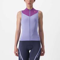 CASTELLI Cyklistický dres bez rukávů - SOLARIS LADY - fialová S