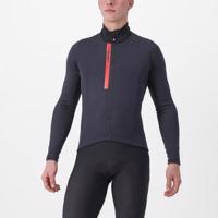 CASTELLI Cyklistický dres s dlouhým rukávem zimní - ENTRATA THERMAL - černá 2XL