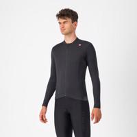 CASTELLI Cyklistický dres s dlouhým rukávem zimní - ESPRESSO THERMAL - antracitová 2XL