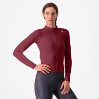 CASTELLI Cyklistický dres s dlouhým rukávem zimní - ESPRESSO THERMAL W - bordó L