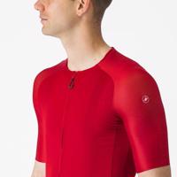 CASTELLI Cyklistický dres s krátkým rukávem - AERO RACE 7.0 - červená 2XL