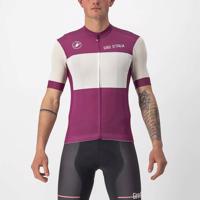 CASTELLI Cyklistický dres s krátkým rukávem - GIRO D'ITALIA 2024 - bílá/fialová