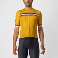 CASTELLI Cyklistický dres s krátkým rukávem - GRIMPEUR - žlutá 2XL